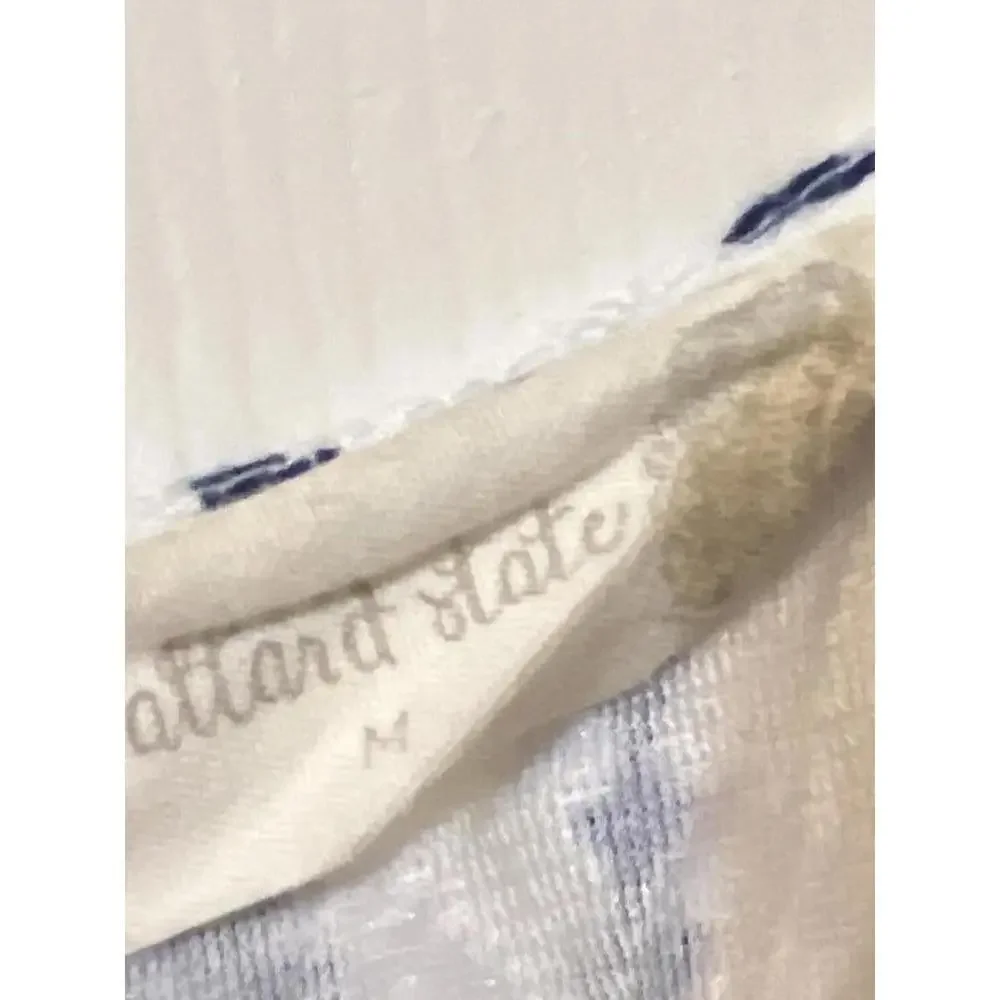 Altar’d State Women's cottagecore Casual Dress Blue Leaf - Picture 3 of 7